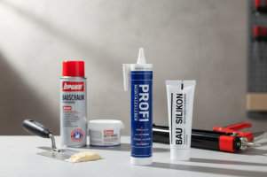Acryl,  Bauschäume, Silikon, Kleber & Spachtelmasse
