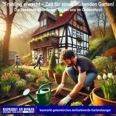 Jetzt Gartenerde &amp; Dünger kaufen – für kräftige Pflanzen! - Gartenerde &amp; Dünger – Baumarkt am Bunker
