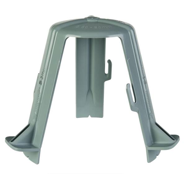 Universal Abstandhalter mit 3 Standbeinen für  Einbauleuchten in Hohldecken von 60 bis 90 mm, Einbauhöhe 75 mm
