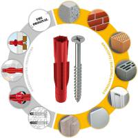 TOX Allzweckdübel Tri 6x36 mm + Schraube