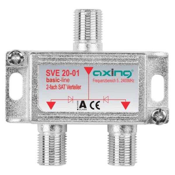 2-fach SAT Verteiler für F-Stecker