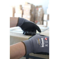 Nitril Handschuhe Gr. 10 grau/schwarz