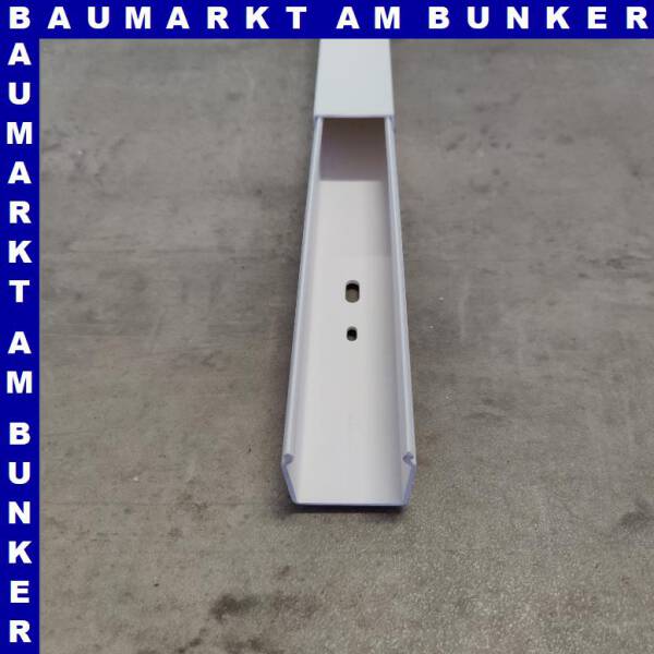 Kabelkanal 40x40x2000mm Leitungsführungskanal weiß