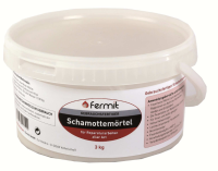 Schamottemörtel 3 kg Eimer