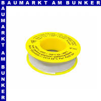 Gewindedichtband PTFE-Band 12m x 12mm x 0,1mm für...