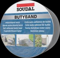 Soudal Butyband Aluminium 75 mm