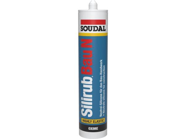 Soudal Silirub Bau N Schwarz Kartusche 300 ml