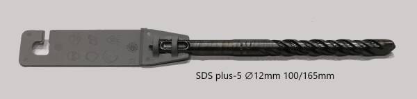 SDS plus-5 Bohrer 12x100x165mm
