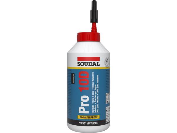 Soudal Pro 10D Weiß Flasche 750 g / 750 ml