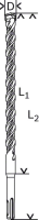 Hammerbohrer SDS plus-5, 5x50x115mm