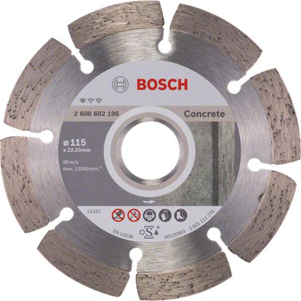 Bosch Diamanttrennscheibe Standard for Concrete 115x22,23 Standard For Concr