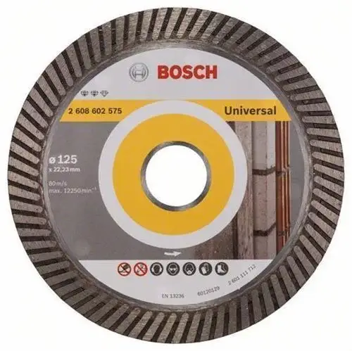 Bosch Diamanttrennscheibe Expert for Universal Turbo 125 x 22,23 x 2,2 x 12 mm