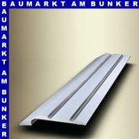 Abschlussprofil 30-4mm selbstklebend mit Zierrillen...