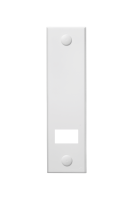Abdeckplatte Lochabst. 16,0 weiß