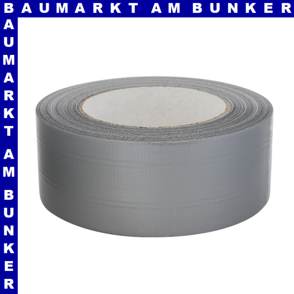 Reparaturband 48mmx50m silber Gewebe-Allzweckband