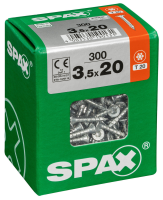 SPAX TRX Senkkopf WIROX 3,5x20 L 300 St.