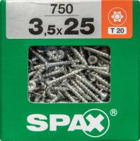 SPAX TRX Senkkopf WIROX 3,5x25 XXL 750 St