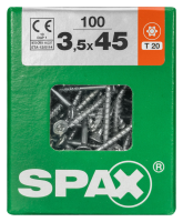 SPAX TRX Senkkopf WIROX 3,5x45 L 100 St.