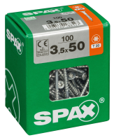 SPAX TRX Senkkopf WIROX 3,5x50 L 100 St.