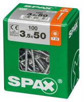 SPAX TRX Senkkopf WIROX 3,5x50 L 100 St.