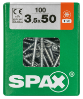 SPAX TRX Senkkopf WIROX 3,5x50 L 100 St.