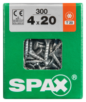 SPAX TRX Senkkopf WIROX 4x20 L 300 St.