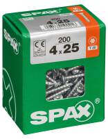 SPAX TRX Senkkopf WIROX 4x25 L 200 St