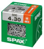 SPAX TRX Senkkopf WIROX 4x30 XXL 500 St