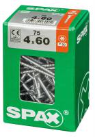 SPAX TRX Senkkopf WIROX 4x60 L 75 St.