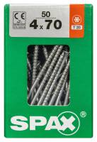 SPAX TRX Senkkopf WIROX 4x70 L 50 St.