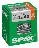 SPAX TRX Senkkopf WIROX 4,5x40 L 100 St.