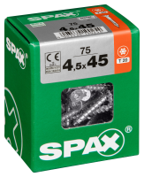 SPAX TRX Senkkopf WIROX 4,5x45 L 75 St.