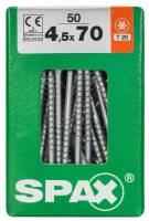 SPAX TRX Senkkopf WIROX 4,5x70 L 50 St.