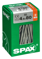 SPAX TRX Senkkopf WIROX 4,5x80 L 50 St.