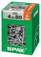 SPAX TRX Senkkopf WIROX 4,5x80 XXL 150 St