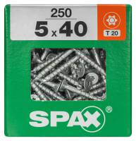 SPAX TRX Senkkopf WIROX 5x40 XXL 250 St.
