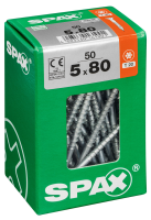 SPAX TRX Senkkopf WIROX 5x80 L 50 St.