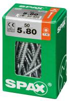 SPAX TRX Senkkopf WIROX 5x80 L 50 St.