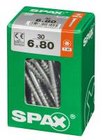 SPAX TRX Senkkopf WIROX 6x80 L 30 St.
