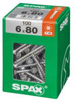 SPAX TRX Senkkopf WIROX 6x80 XXL 100 St.