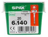 SPAX TRX Senkkopf WIROX 6x140 M-STK 20 St.