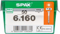 SPAX TRX Senkkopf WIROX 6x160 L-STK 50 St.