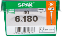 SPAX TRX Senkkopf WIROX 6x180 L-STK 40 St.