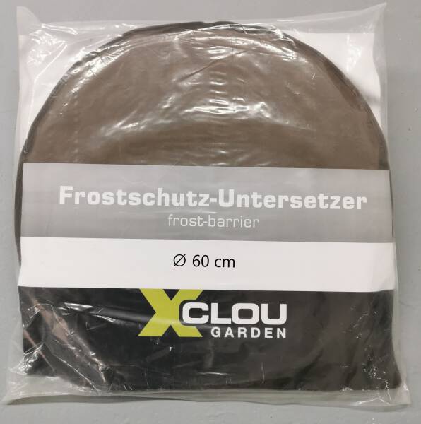 Xclou Frostschutz-Untersetzer Ø60cm Pflanzenuntersetzer Pflanzenkübel Winterschutz