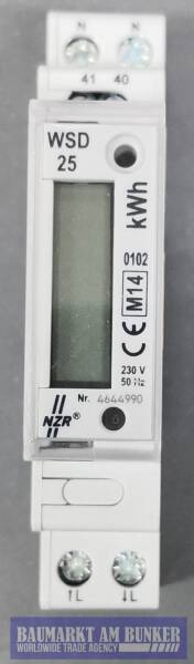 NZR Wechselstromzähler 1x230 V EcoCount WSD