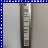 Übergangsprofi 38mm selbstklebend mit Zierrillen Aluminium eloxiert edelstahl 90 cm