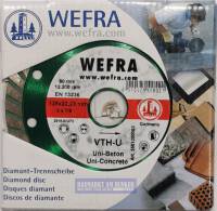 WEFRA Diamant-Trennscheibe  125x22,23 mm VTH-U Uni- Beton