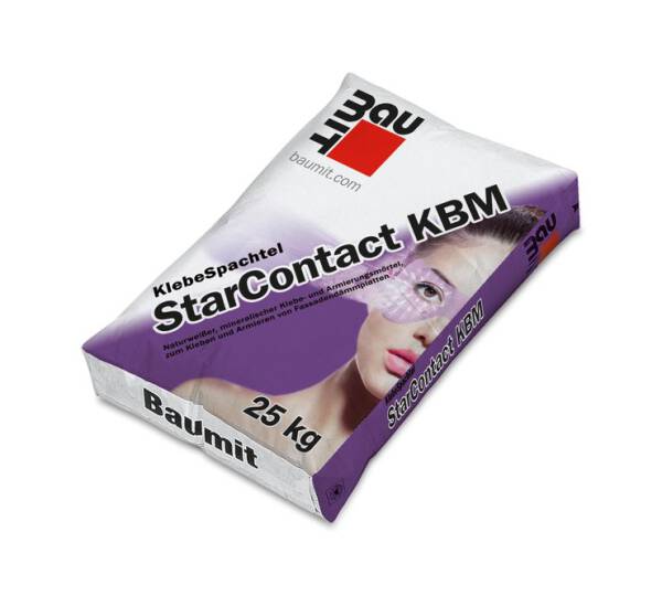 StarContact KBM, 25 kg Naturweißer mineralischer Klebe- und Armierungsmörtel