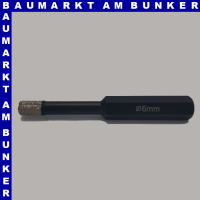 6mm Diamant Trockenbohrer 6-kant DiaV2