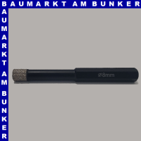 8mm Diamant Trockenbohrer 6-kant DiaV2